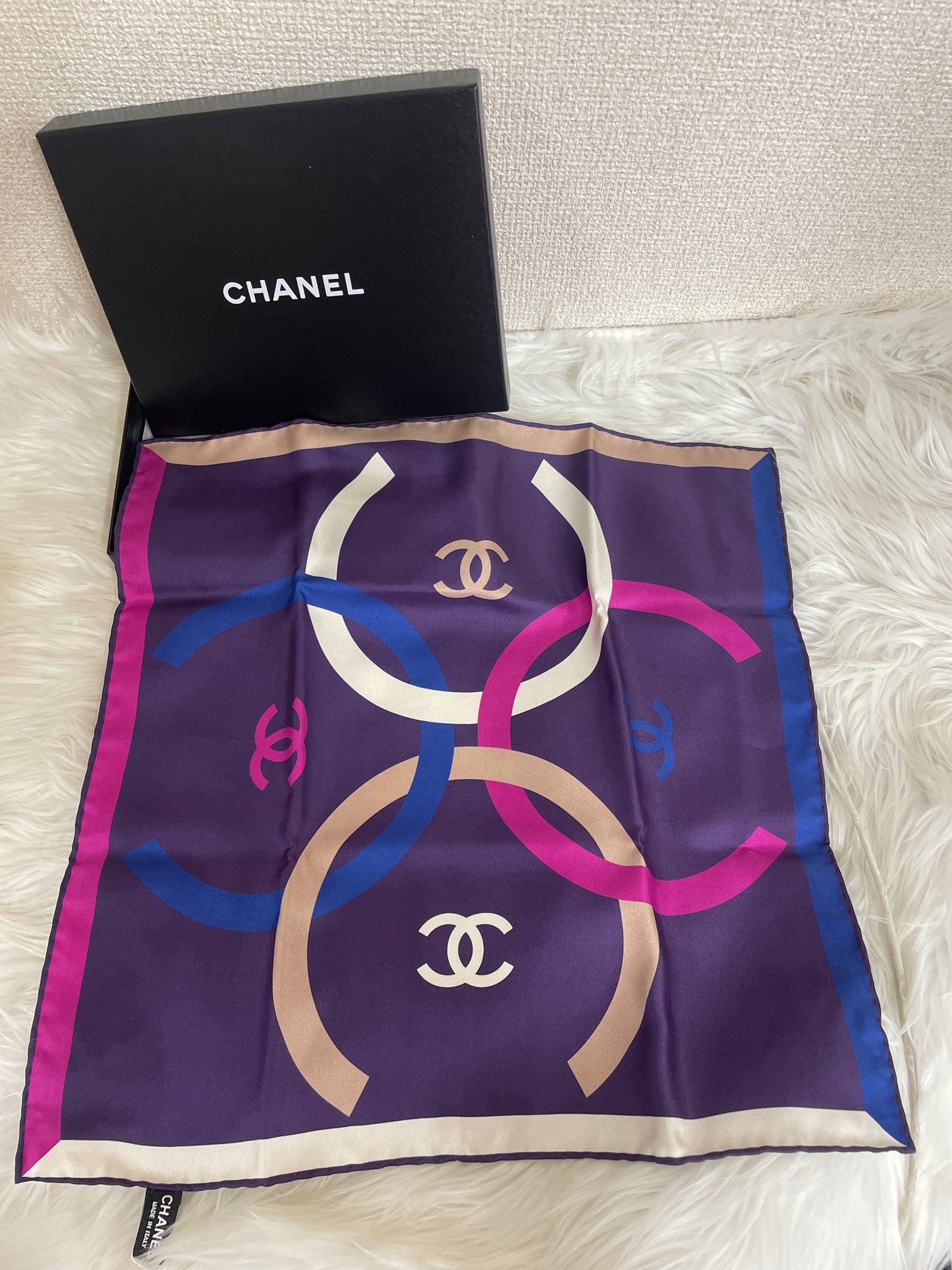 Chanel Purple Scarves A-16702