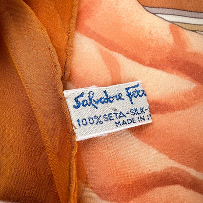 Ferragamo Yellow Scarves A-16704