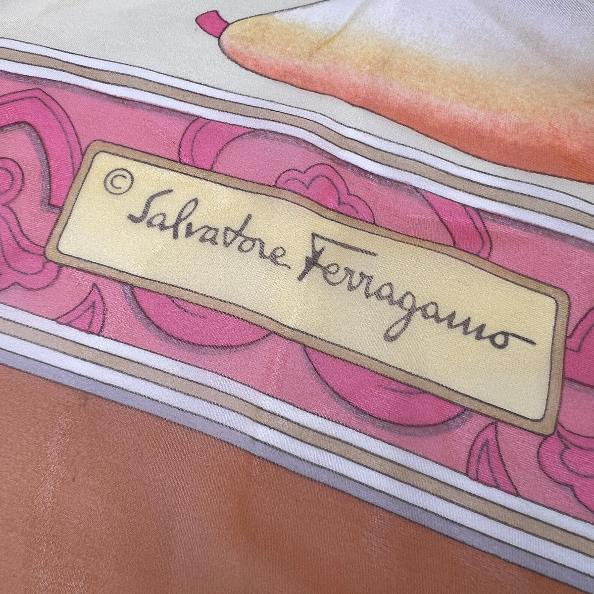Ferragamo Yellow Scarves A-16704