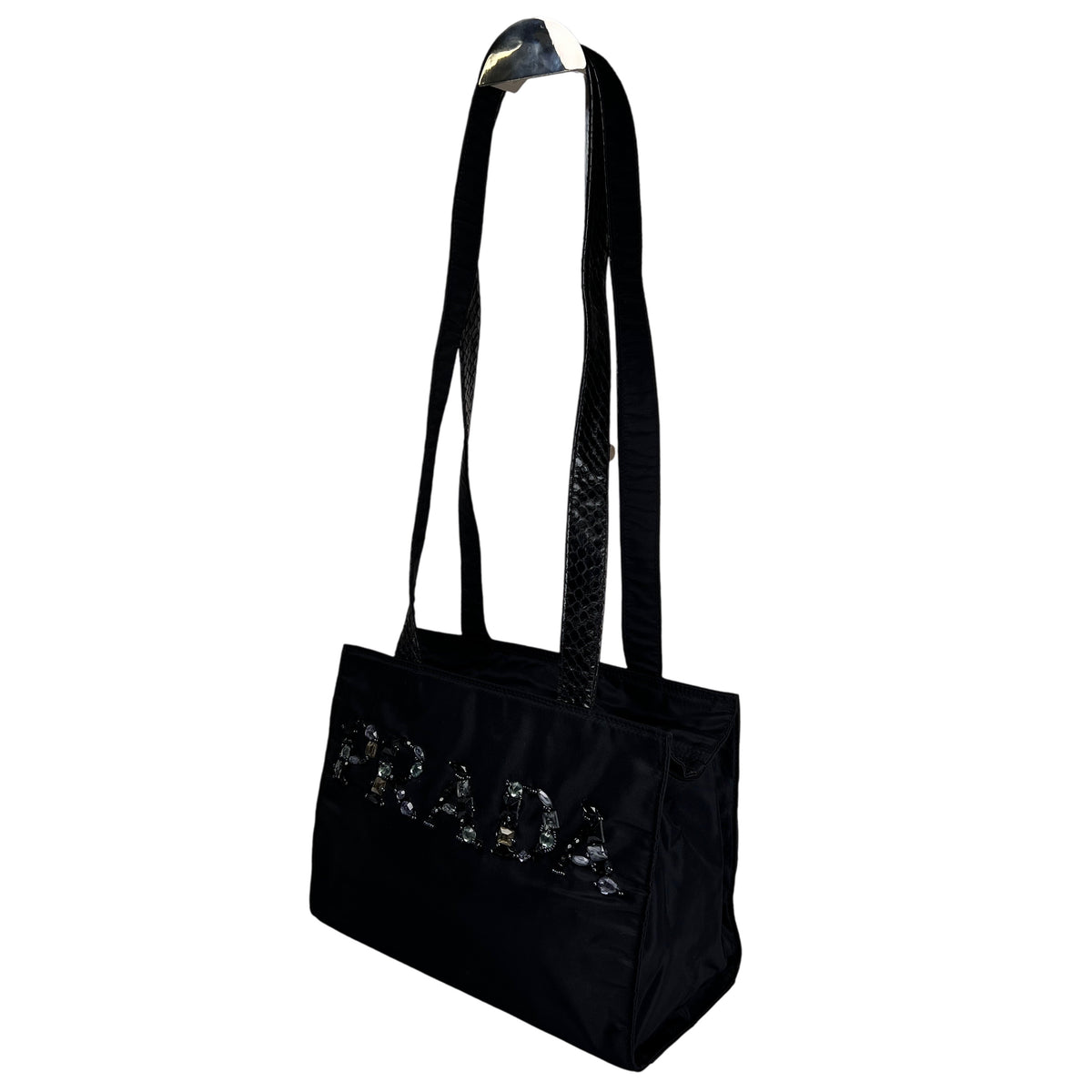 Prada Black Tote Bags A-16720