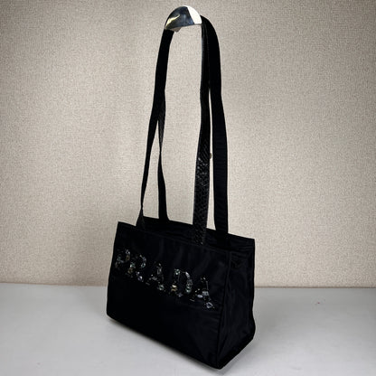Prada Black Tote Bags A-16720
