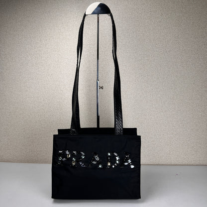 Prada Black Tote Bags A-16720