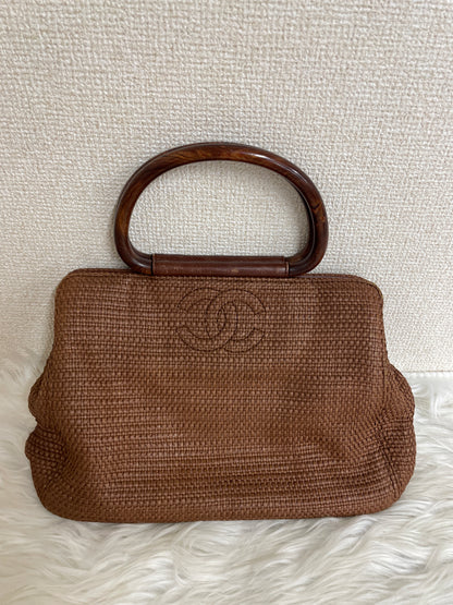 Chanel Brown Handle Bags A-16721