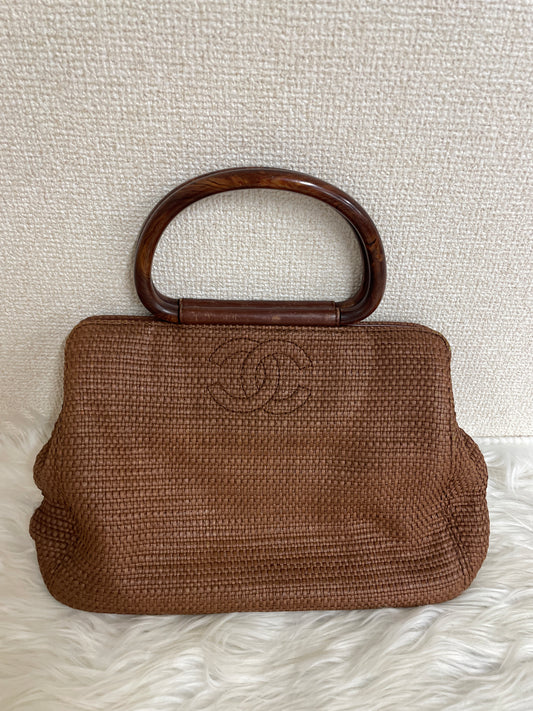 Chanel Brown Handle Bags A-16721