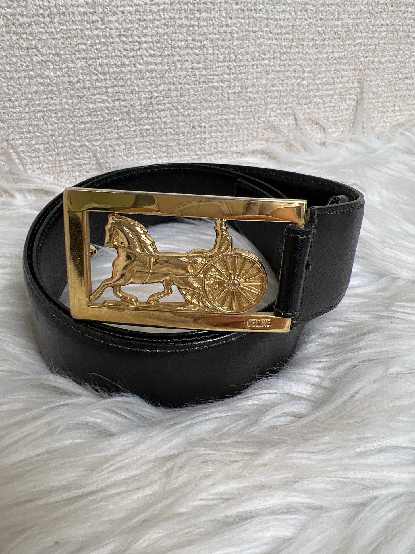 Celine Black Belts A-16755