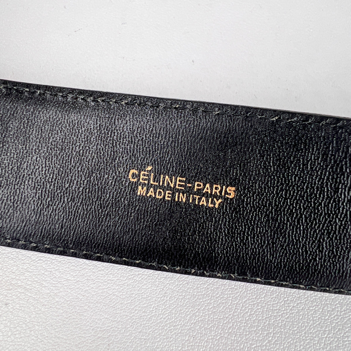 Celine Black Belts A-16755