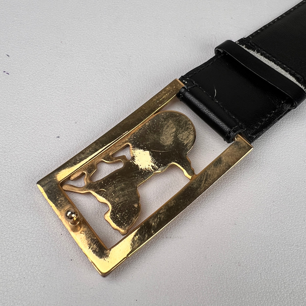 Celine Black Belts A-16755