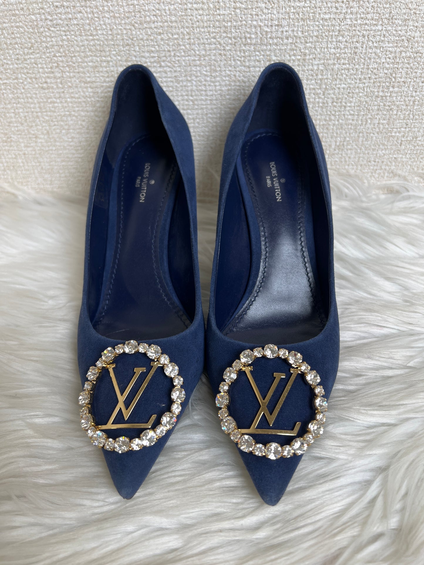 Louis Vuitton Navy Shoes A-16770