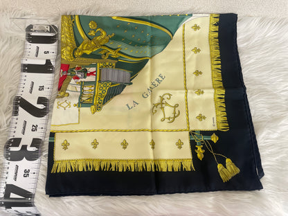 Hermes Green Scarves A-16783