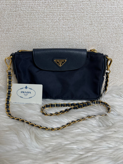 Prada Navy Shoulder Bags A-16785