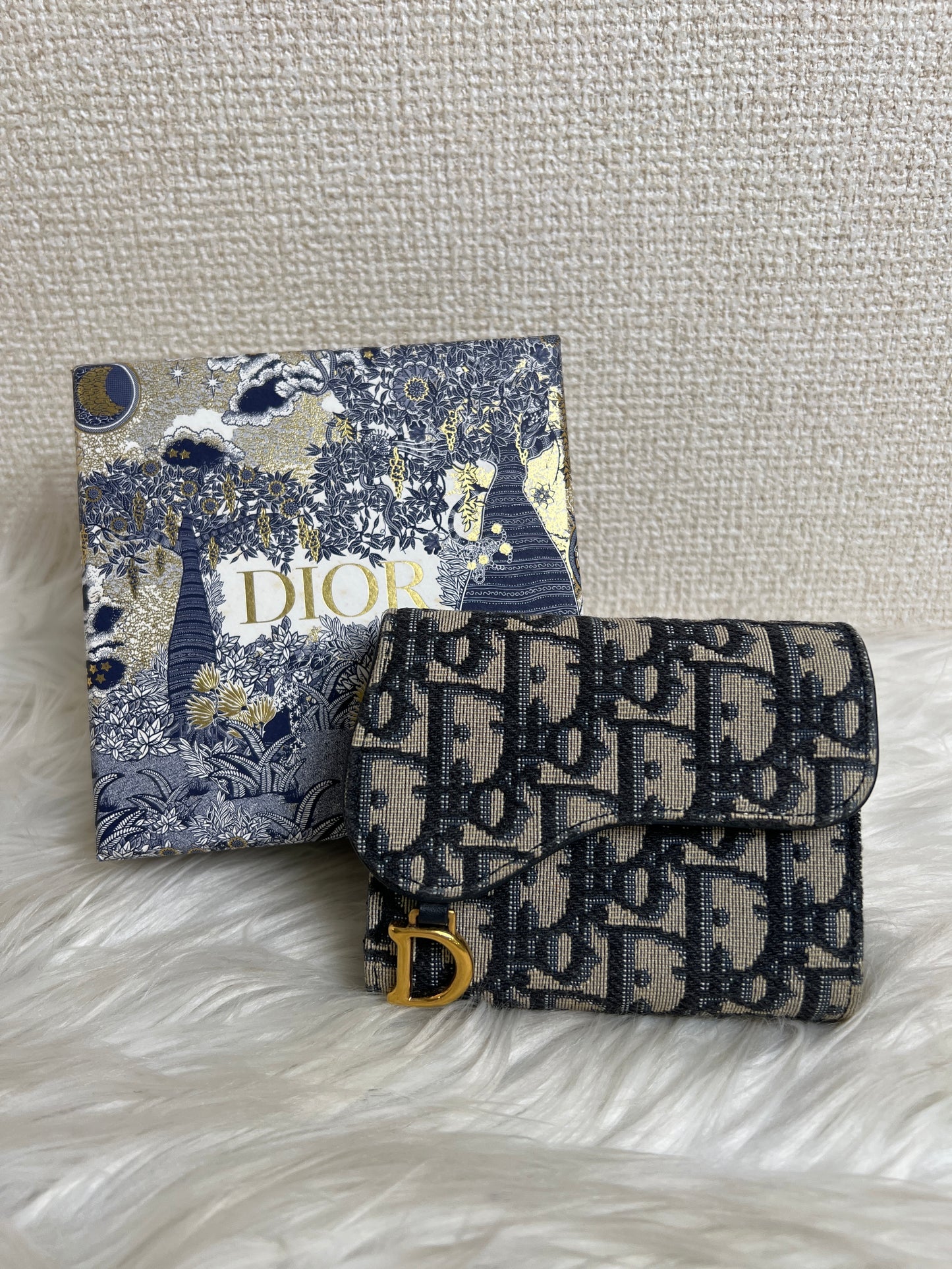 Dior Navy Wallets A-16788