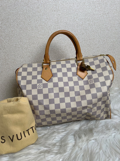 Louis Vuitton White Handle Bags A-16789