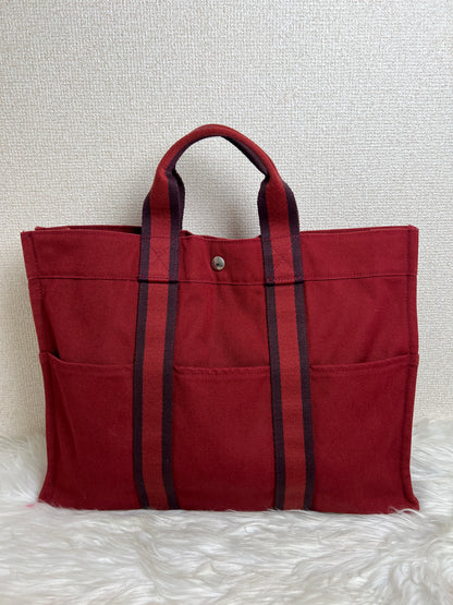 Hermes Bordeaux Tote Bags A-16814