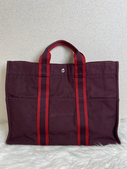 Hermes Bordeaux Tote Bags A-16816