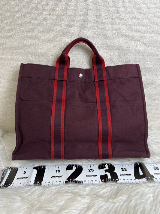 Hermes Bordeaux Tote Bags A-16816