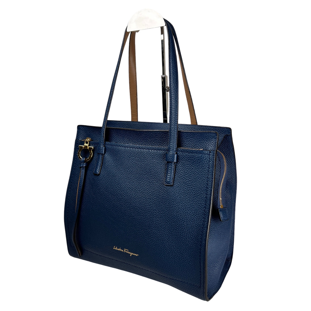 Ferragamo Blue Tote Bags A-16821