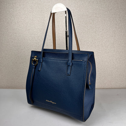Ferragamo Blue Tote Bags A-16821