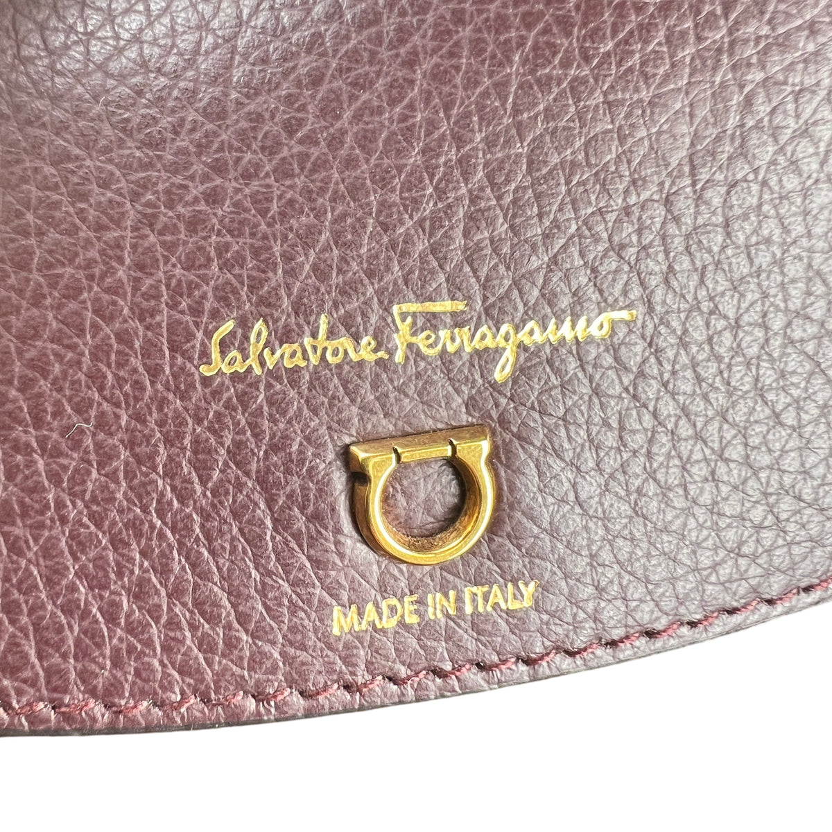 Ferragamo Bordeaux Tote Bags A-16822