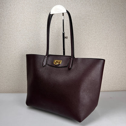 Ferragamo Bordeaux Tote Bags A-16822