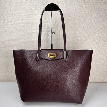 Ferragamo Bordeaux Tote Bags A-16822