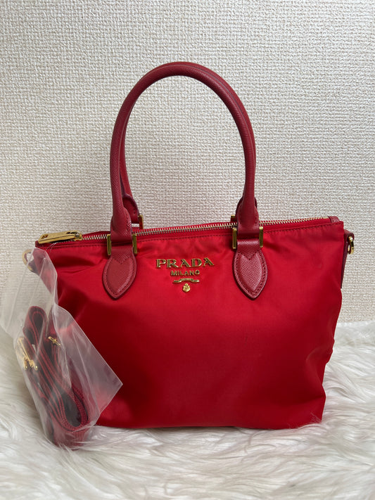 Prada Red Handle Bags A-16845