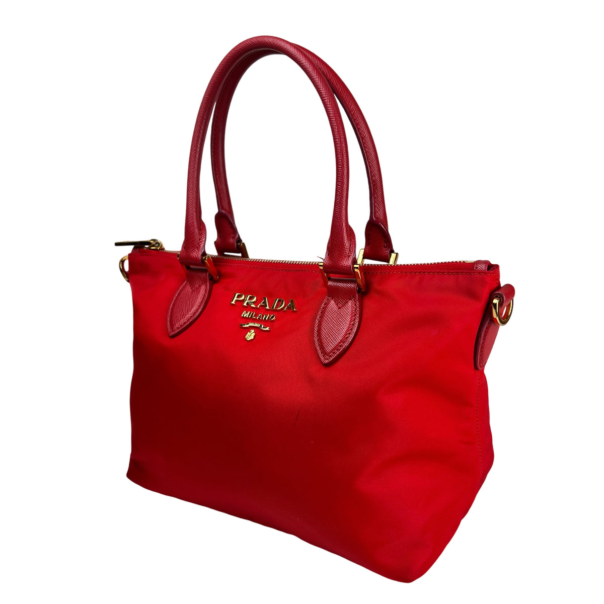 Prada Red Handle Bags A-16845