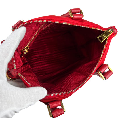 Prada Red Handle Bags A-16845
