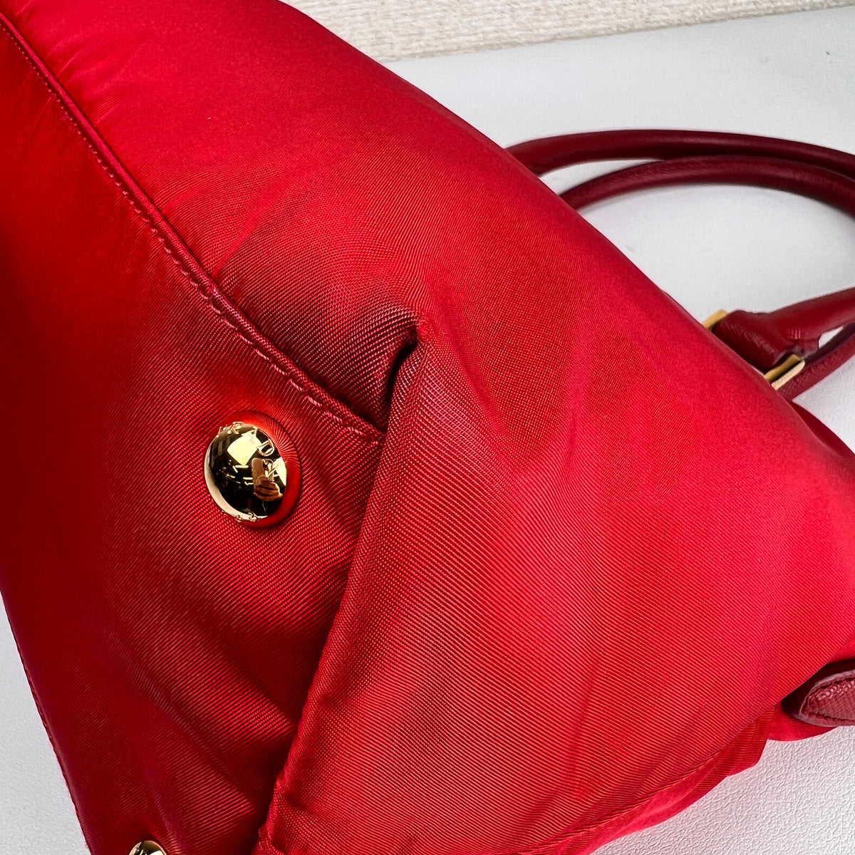 Prada Red Handle Bags A-16845