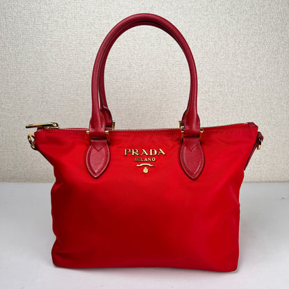 Prada Red Handle Bags A-16845