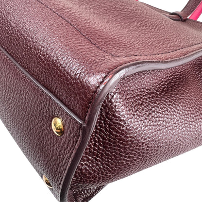 Ferragamo Purple Handle Bags A-16850