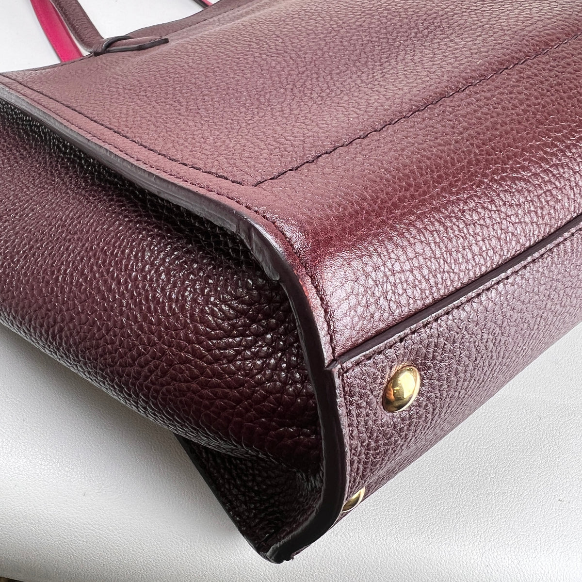 Ferragamo Purple Handle Bags A-16850