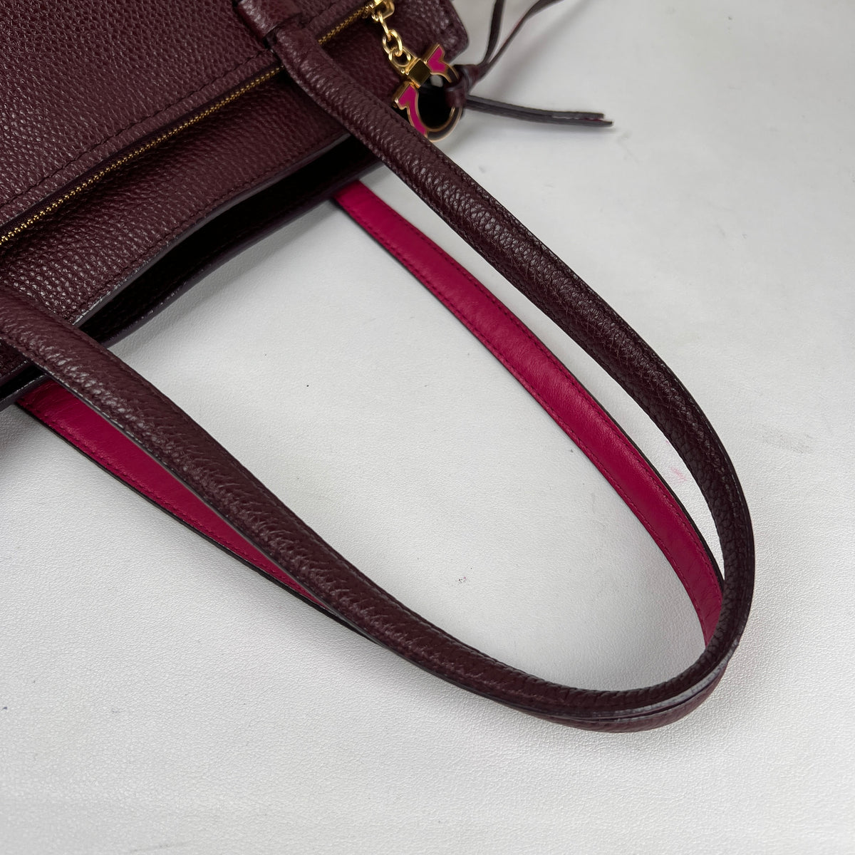 Ferragamo Purple Handle Bags A-16850