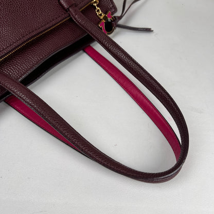 Ferragamo Purple Handle Bags A-16850