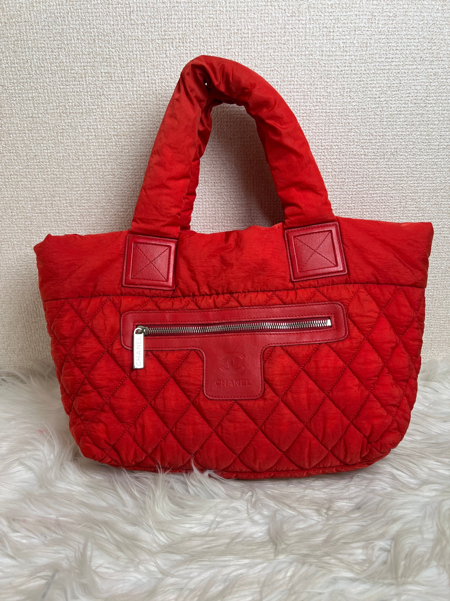 Chanel Red Tote Bags A-16852