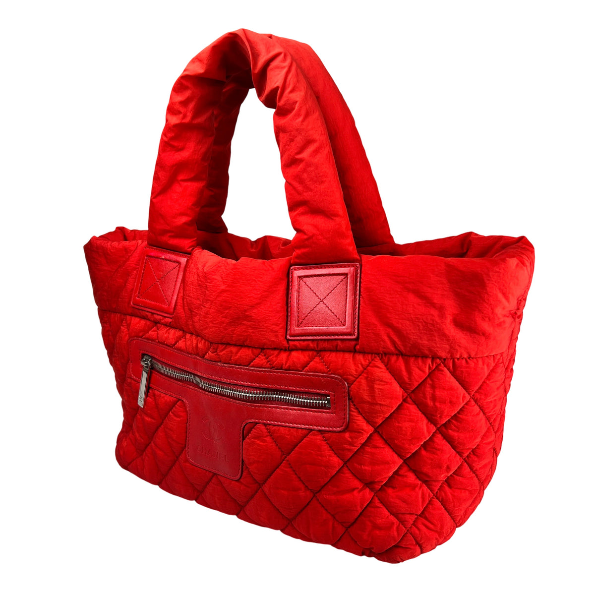 Chanel Red Tote Bags A-16852