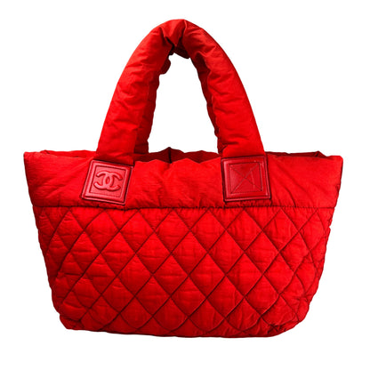Chanel Red Tote Bags A-16852