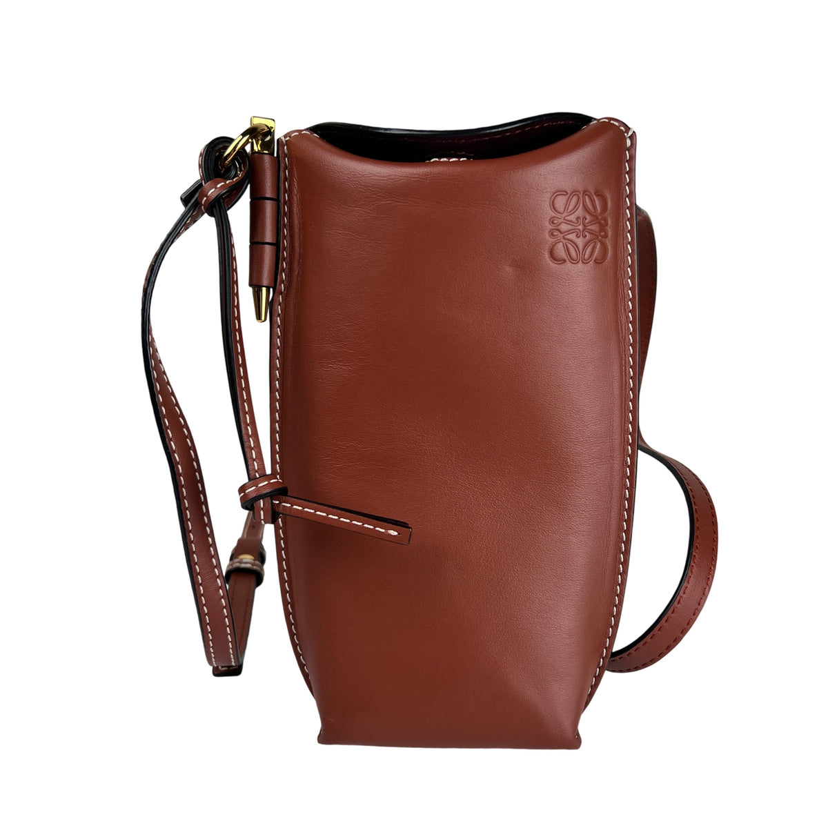 Loewe Brown Shoulder Bags A-16855