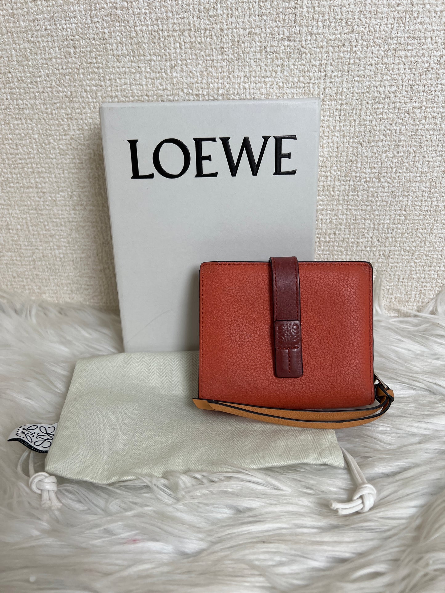 Loewe Orange Wallets A-16875