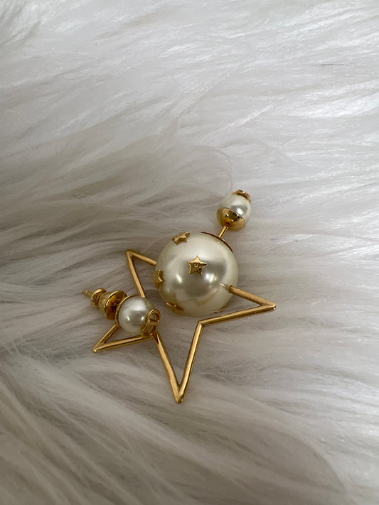 Dior Gold Earrings A-16888