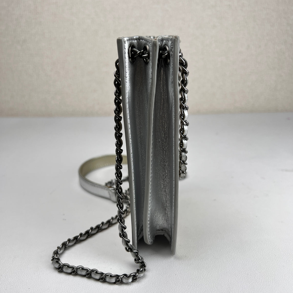 Chanel Silver Pouches A-16909