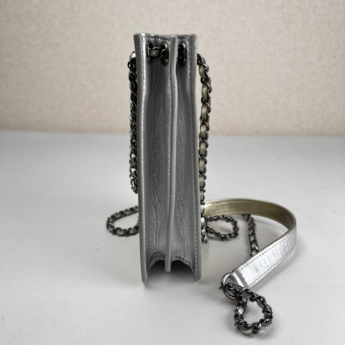 Chanel Silver Pouches A-16909
