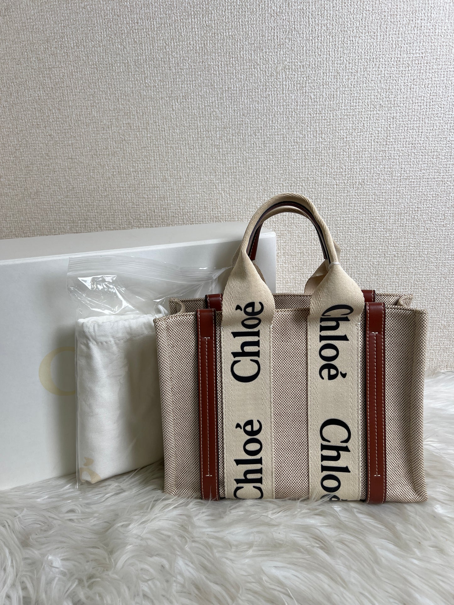 Chloe Beige Tote Bags A-16915