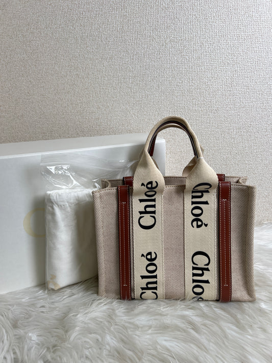 Chloe Beige Tote Bags A-16915