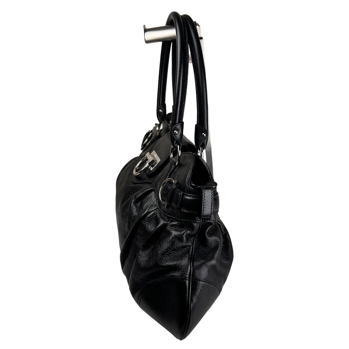 Ferragamo Black Handle Bags A-16918