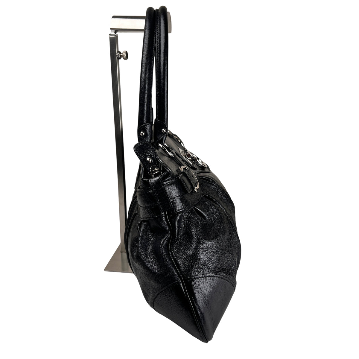 Ferragamo Black Handle Bags A-16918