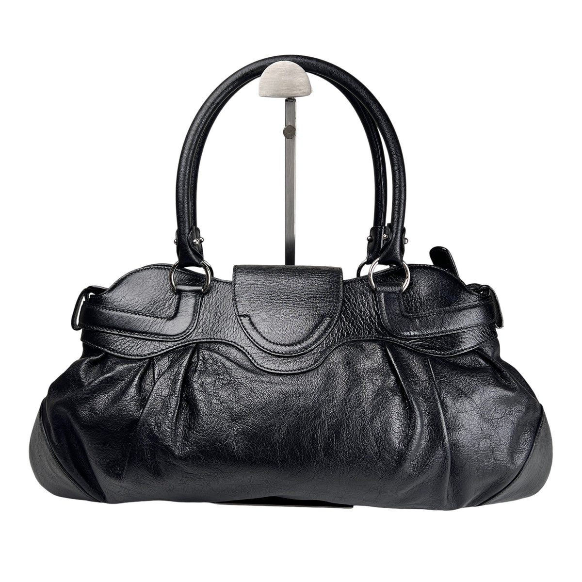 Ferragamo Black Handle Bags A-16918