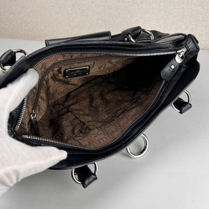 Ferragamo Black Handle Bags A-16918