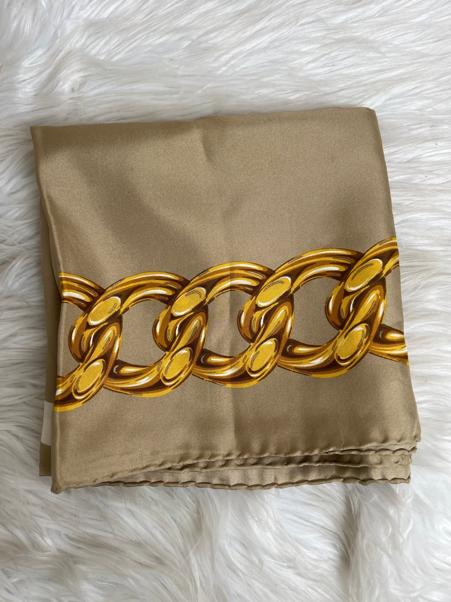 Chanel Gold Scarves A-16951