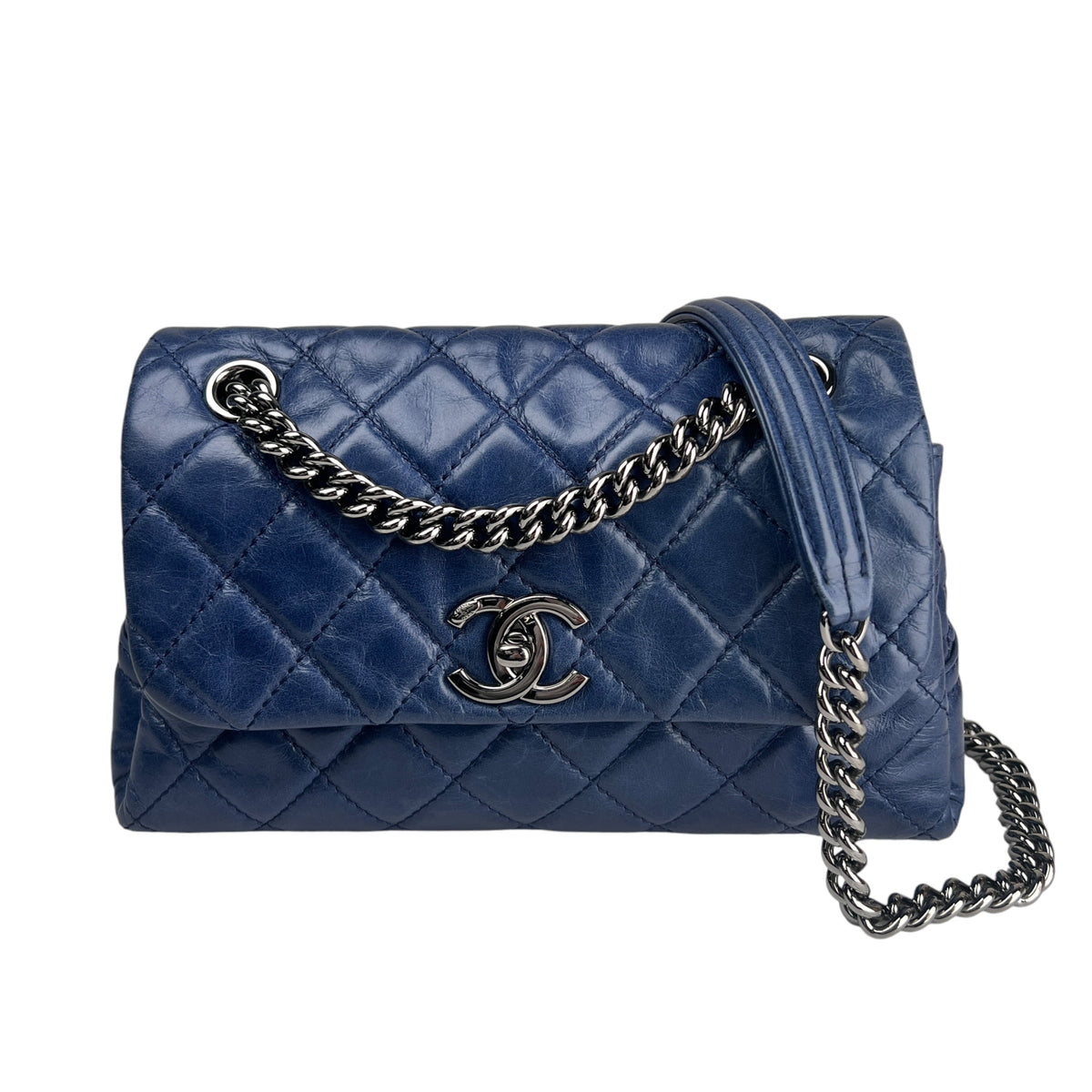 Chanel Navy Shoulder Bags A-16968