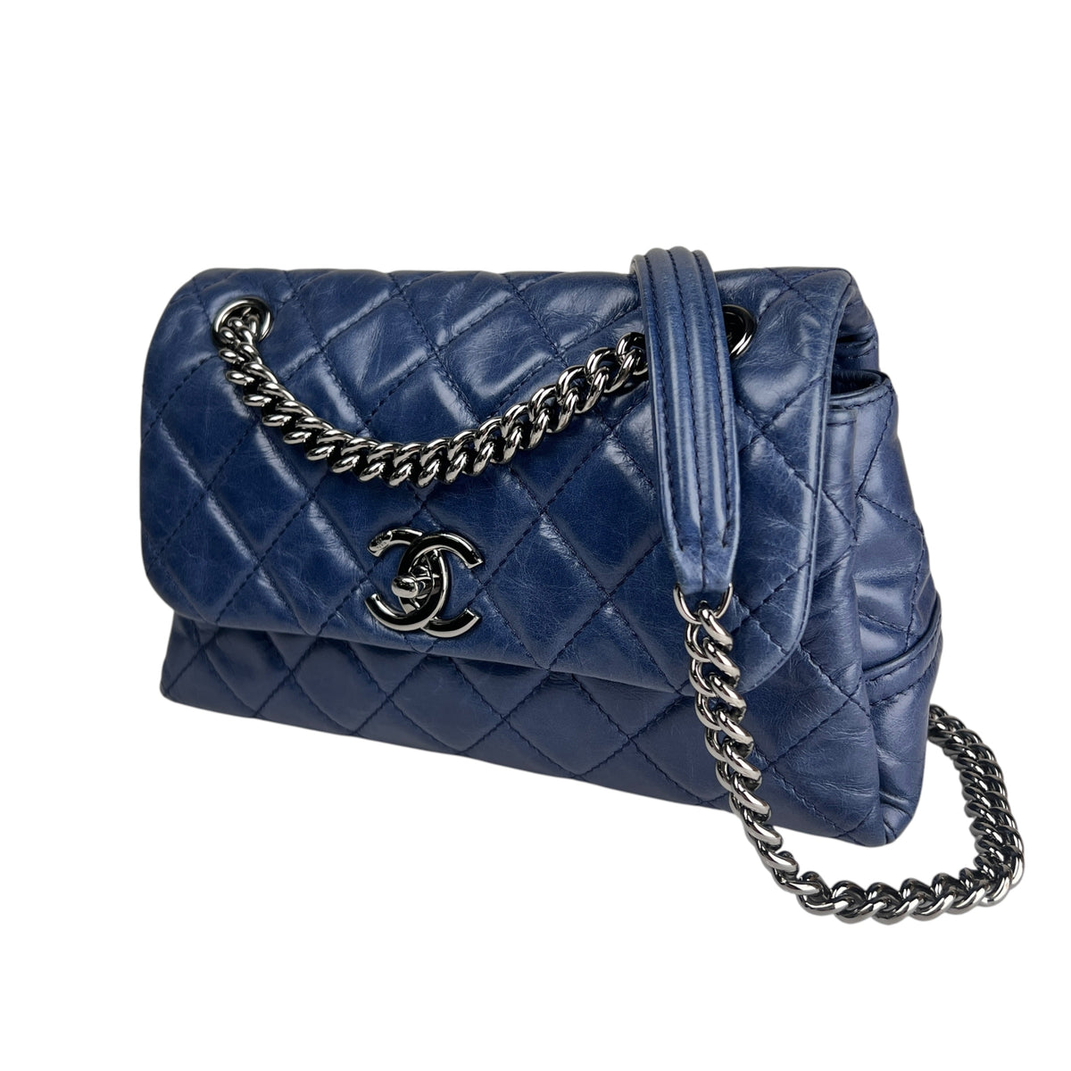 Chanel Navy Shoulder Bags A-16968